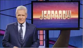  ??  ?? Alex Trebek, host of the game show “Jeopardy!” Trebek’s final week of episodes will air through Friday. All five episodes were taped in late October.