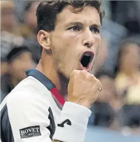  ?? FOTO: EFE ?? Pablo Carreño, victoria muy importante ante Shapovalov en el US Open