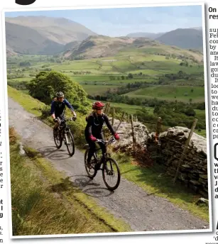  ?? Picture: GETTY ?? On your bike: Cycling is res restricted to local areas