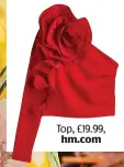  ?? ?? Top, £19.99, hm.com