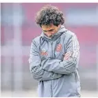  ?? FOTO: FREDERIC SCHEIDEMAN­N ?? U23-Trainer Nico Michaty ist frustriert.