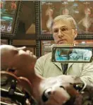  ??  ?? Christoph Waltz in a scene from the movie Alita: Battle Angel.