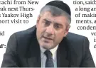  ??  ?? ‘Depressing record’: Rabbi Mizrachi