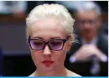  ?? ?? BRUSSELS: Alexei Navalny’s widow Yulia Navalnaya takes part in a meeting of European Union Foreign Ministers.