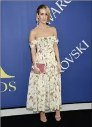  ?? PHOTO BY EVAN AGOSTINI — INVISION — AP ?? Sarah Paulson arrives at the CFDA Fashion Awards at the Brooklyn Museum June 4 in New York.