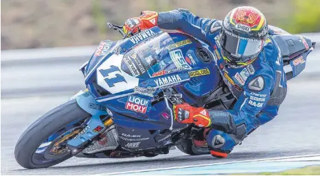  ?? ARCHIVFOTO: KALLIO RACING ?? Mit der Yamaha YZF R6 des finnischen Teams Kallio Racing holte Sandro Cortese den Titel in der Supersport-WM. In der kommenden Saison tritt der Berkheimer nun in der Superbike-WM an.