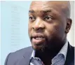  ?? OUPA MOKOENA ?? TSHWANE Executive mayor Solly Msimanga at the city’s showcase of the transparen­cy and fairness of the EPWP lottery recruitmen­t process. |African News Agency (ANA)