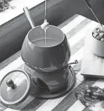 ?? PROVIDED BY PERRY HASELDEN ?? Fondue at Alpino Detroit.