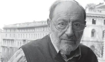  ?? FOTO: EFE ?? > El escritor y filósofo italiano, Umberto Eco.