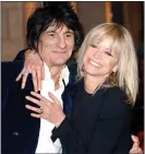  ??  ?? BREAK UP: Ronnie and Jo Wood