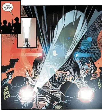  ?? Now THAT’S how you make an entrance! — Images: Dark Knight III: The Master Race ??