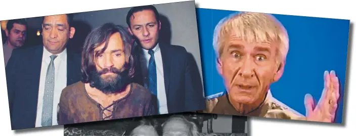  ?? ?? CASOS. Manson y sus hippies asesinos. Herff Applewhite, que arrastró a los miembros de Heaven’s Gate a un suicidio masivo, y David Berg, de los Niños de Dios, legitimió la prostituci­ón.