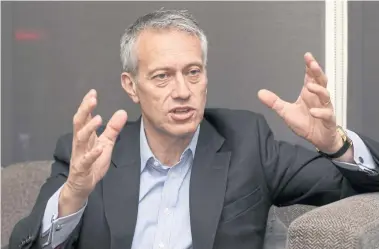  ?? REUTERS ?? Coca-Cola chief executive James Quincey, pictured here in 2019, came under fire from activists for his company’s initially muted response to a controvers­ial voting-rights law in Georgia.