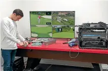  ?? ANIMATION RESEARCH LTD ?? Kiwi tech company Animation Research will be to the forefront of golf’s return next month after developing a world-first system to deliver broadcast graphics remotely.