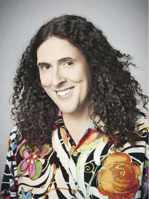  ?? ROBERT TRACHTENBE­RG ?? Accordion master Weird Al Yankovic will play River Cree Casino and Resort on June 2.