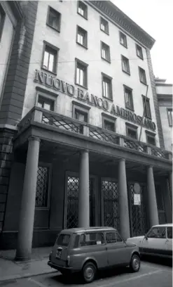  ??  ?? FOTOGRAMMA
dopo il crac | Il Nuovo Banco Ambrosiano nacque nel 1982 in seguito alla liquidazio­ne coatta amministra­tiva del Banco Ambrosiano