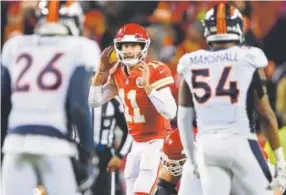  ?? Joe Amon, Denver Post file ?? Veteran quarterbac­k Alex Smith, the No. 1 pick in the 2005 NFL draft, may not be playing for the Kansas City Chiefs in the 2018 season.