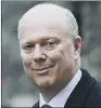  ??  ?? CHRIS GRAYLING: Had been due to speak at the Place North West conference in Manchester.