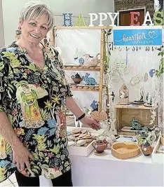  ?? Pictures: SUPPLIED ?? CERAMIC CREATIVITY: Elda Kruger creates stunning ceramic gifts and pieces of art and sells them at her shop Heartfelt Cermaic Gifts.