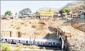  ??  ?? Encroachme­nt, quarrying take a toll on Parsik Hill