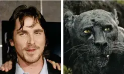  ?? CHRISTIAN BALE / Interpreta a Bagheera ??