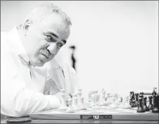  ??  ?? Some believe that Garry Kasparov (above) may be the finest and most comprehens­ive chess player who has ever lived. Opinions differ, but certainly, the mere mention of his name generates abundant interest in the news, and on the chess board. Following a...