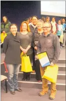  ??  ?? Some of the Exceptiona­l Adult Educator Award winners — Tararua REAP Tutors