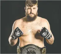  ??  ?? Heavyweigh­t and Edmonton native Tanner Boser takes his 16-5-1 record into the octagon Saturday against Brazilian Giacomo Lemos (6-0).