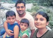  ??  ?? While Surinder Bajaj (above) is battling for life, his wife Rina and sons Raghav and Madhav died in the accident; Rina’s sister Shikha and her husband Vikas also died, while their eightmonth­old daughter Jiwika has been hospitalis­ed with head injuries.