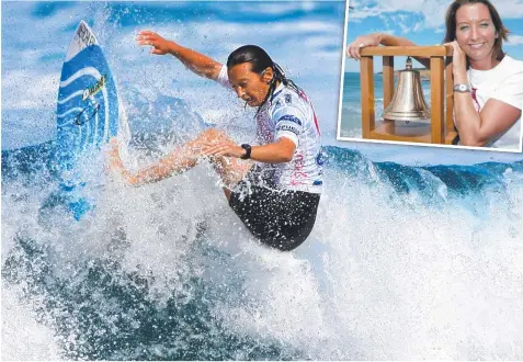 ??  ?? Seven-time world champion Layne Beachley had strong success at Bells Beach, winning the event three times..