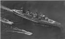  ?? Photograph: Commonweal­th of Australia 2017, Department of Defence ?? HMAS Perth arriving in Port Jackson, Sydney. The ship was declared lost in action in 1942.