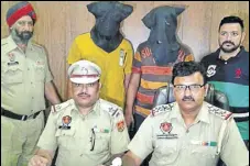  ?? HT PHOTO ?? Accused in police custody in Amritsar on Wednesday.