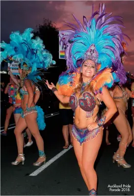  ??  ?? Auckland Pride Parade 2018.