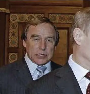  ??  ?? Sergey Roldugin with Vladimir Putin in 2009. Roldugin, reportedly Putin’s best friend, is listed in leaked records as head of several companies that have received millions in payments.