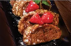  ?? ?? Black Angus is offering not just French toast, but its Signature Molasses Bread French Toast during its one-month brunch celebratio­n.