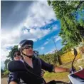  ??  ?? Motorbikin­g in Ometepe, Nicaragua, September 2015