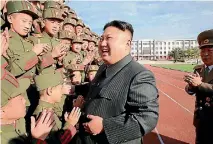 ?? PHOTO: REUTERS ?? North Korea’s leader Kim Jong Un has continued his missile programme with the latest launch yesterday from the western part of North Korea.