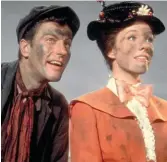  ??  ?? ’Avin a larf: Bert with Mary Poppins