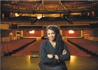  ?? Michael Nagle For The Times ?? KAMILAH FORBES, executive producer of the Apollo Theater, says access helps ensure diversity.