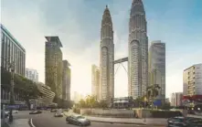  ?? PROPNEX FOR JAWA POS ?? DUAL TOWER: Le Nouvel KLCC dirancang secara artistik dengan interior menawan. Pemandanga­nnya sangat menakjubka­n langsung dari kamar anda.