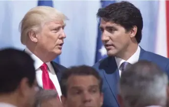  ?? RYAN REMIORZ/THE CANADIAN PRESS FILE PHOTO ?? Justin Trudeau will likely discuss U.S. duties on Bombardier planes when he meets with President Donald Trump.