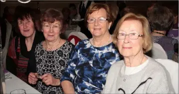  ??  ?? Mary Kehoe, Catherine O’Neill, Mary Cullen and Theresa Murphy from Bunclody ICA.