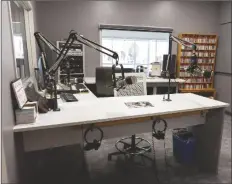  ?? PHOTO COURTESY OF AWC ?? THE NEWLY UNVEILED ARIZONA WESTERN COLLEGE Matador Activity Center features a multimedia center housing KAWC and KOFA radio stations as well as a broadcast television studio with an emphasis on modern technology.