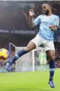  ?? TIM IRELAND/ THE ASSOCIATED PRESS ?? Man City’s Raheem Sterling took British media to task over the weekend.