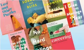  ?? Composite: HarperColl­ins/PR/Allen & Unwin ?? The chic, despondent woman on the cover of Meg Mason’s hit novel Sorrow and Bliss has inspired a catalogue of releases with covers featuring well-dressed, despondent women.
