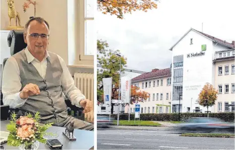  ?? FOTO: STADT WEINGARTEN/WEISEL/ELKE OBSER ?? Markus Ewald will keine Vorgaben machen, was auf dem Areal an der Ravensburg­er Straße in Weingarten entstehen könnte.
