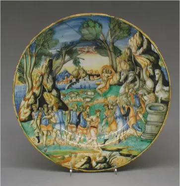  ?? (Picryl) ?? PLATE DEPICTING Joseph sold by his brothers, 1550-1554, The Metropolit­an Museum of Art.