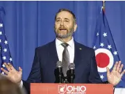  ?? JAY LAPRETE / ASSOCIATED PRESS ?? Text messages revealed Friday show Ohio Attorney General Dave Yost’s actions on House Bill 6 might have been shaped by support from First Energy.