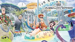  ??  ?? An artist’s impression portrays Aquaverse, which is set to open near Pattaya in October of this year.