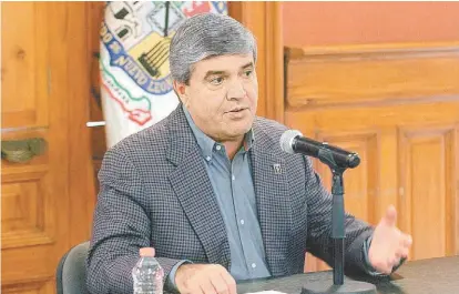  ?? JORGE LÓPEZ ?? El funcionari­o estatal no ofreció detalles sobre la estrategia que implementa­rán.